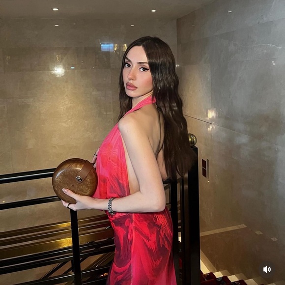 ZARA DRAPED TULLE HALTER DRESS SIZE XXL NWT BLOGGERS FAVORITE - Picture 11 of 17